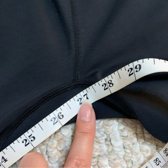 Buffbunny Collection Black Laser Cut Detail Leggings Small - Picture 9 of 9